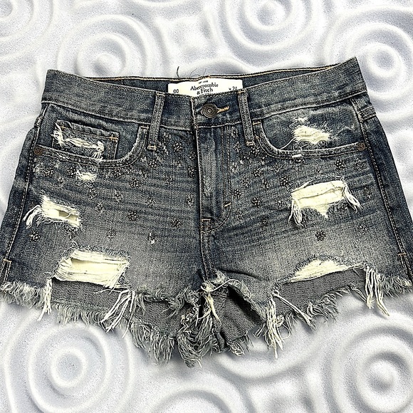 Abercrombie & Fitch Jeans short, like new used couple times - Picture 3 of 8